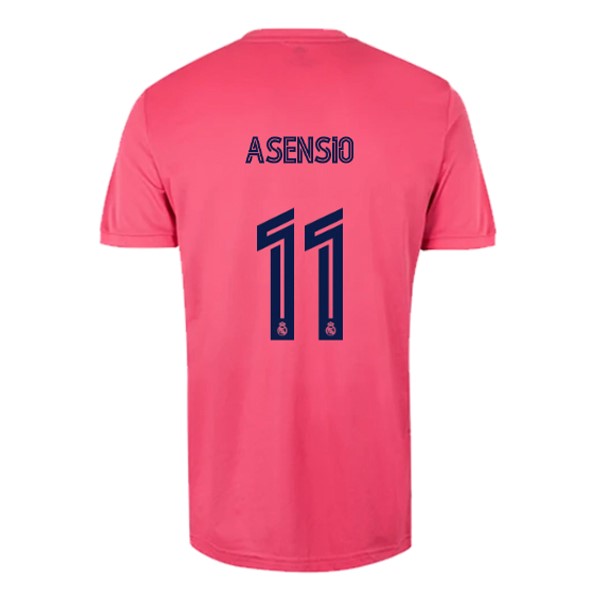 Camiseta Real Madrid Segunda equipo NO.11 Asensio 2020-2021 Rosa
